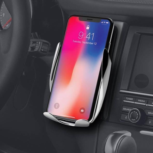 car phone holder wireless fast charger