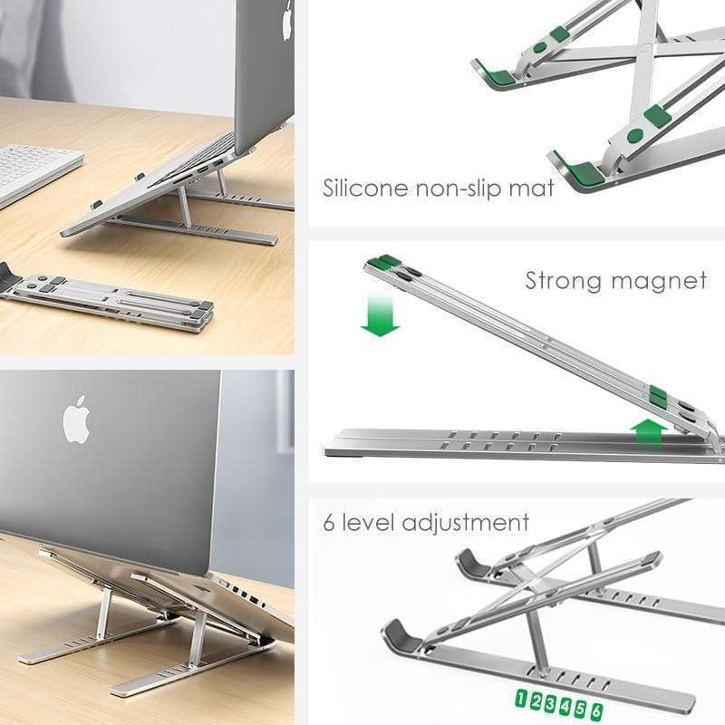 ergonomic laptop stand for desk setup