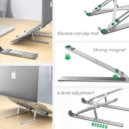 ergonomic laptop stand for desk setup