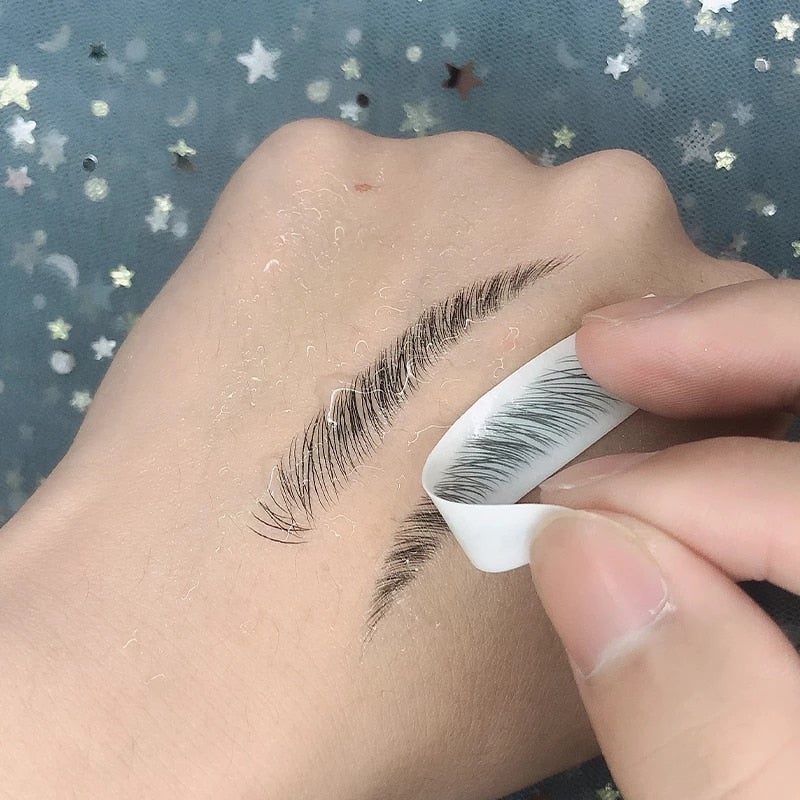 eyebrow tattoo sticker 4d waterproof