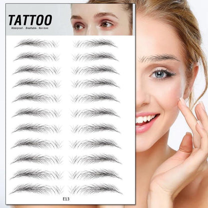 eyebrow tattoo sticker for sparse eyebrows