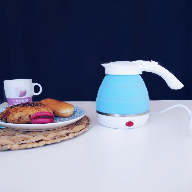 foldable travel electric kettle silicone