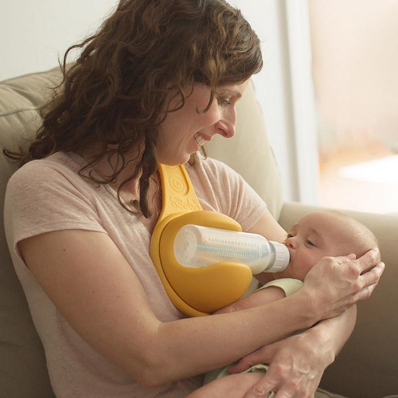 hands free baby feeding bottle holder