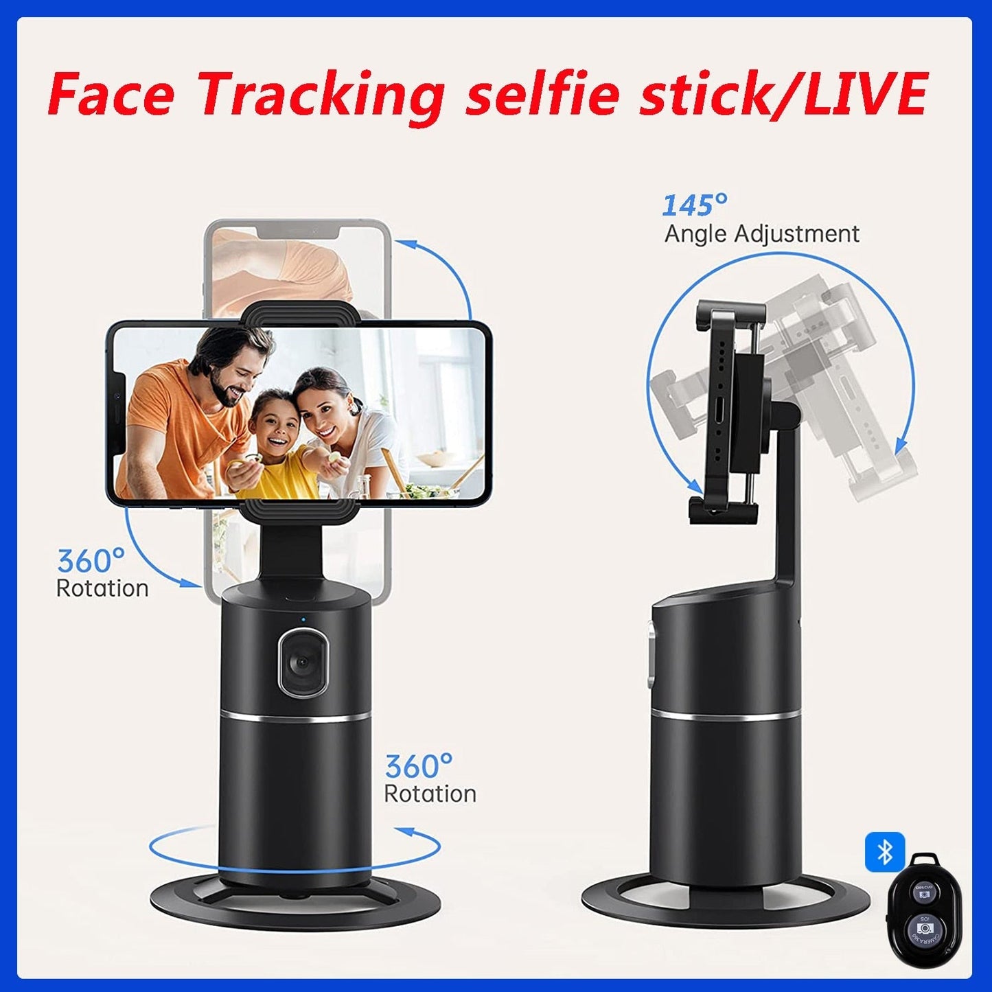 phone gimbal face tracking stabilizer