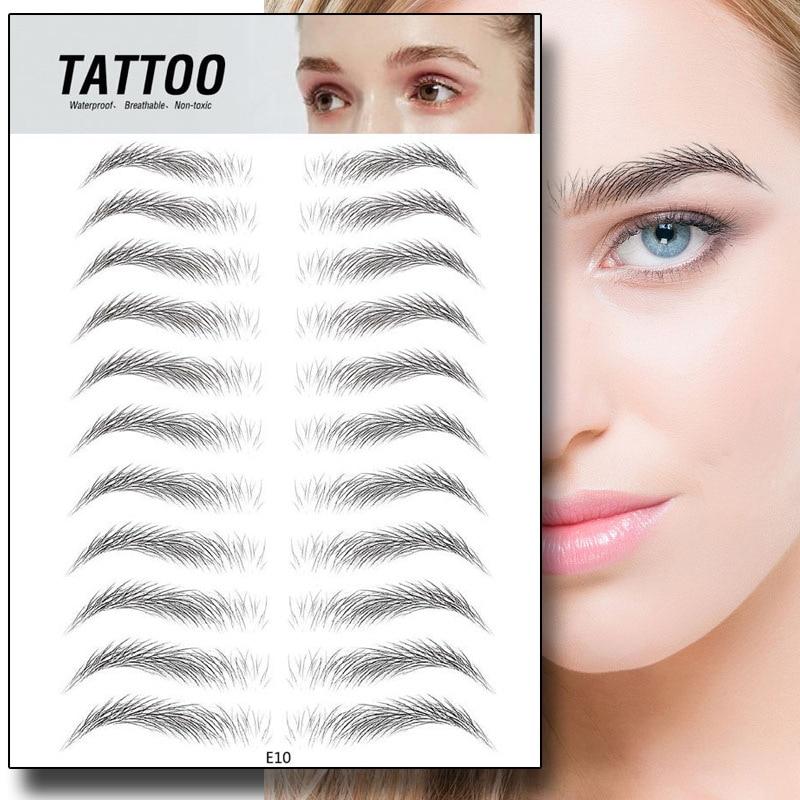 waterproof eyebrow tattoo sticker natural look